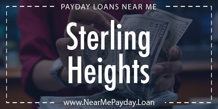 payday loans sterling heights michigan