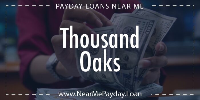 payday loans thousand-oaks california